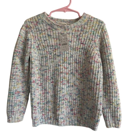 J.Crew Crewcuts Chenille Boxy Crewneck Sweater, Size XS (4-5) - Picture 1 of 5